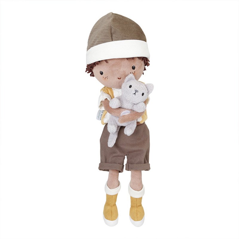 Knuffelpop Jake, 35cm - Little Dutch