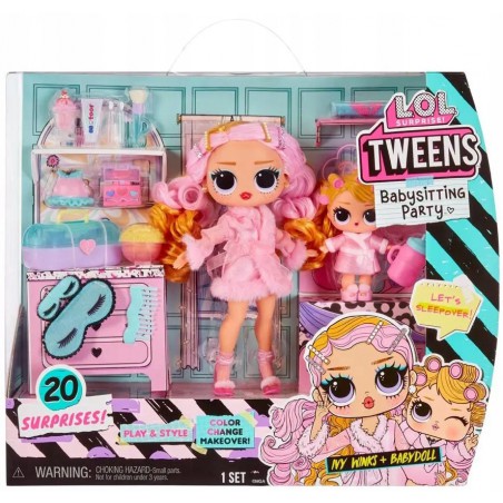L.O.L. Surprise Tweens+Tots Doll Ivy Winks babysitting party