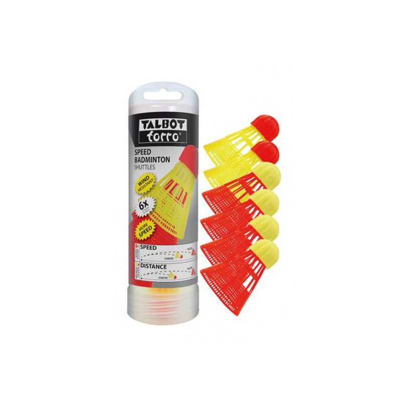 Speed Badminton Shuttles, 6st.