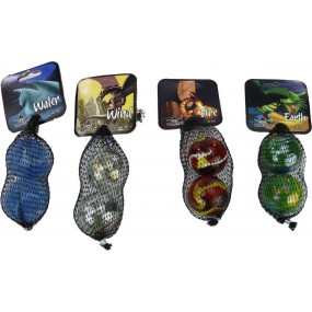 Knikkers - Mermaid-Nymph-Unicorn-Witch, Assorti