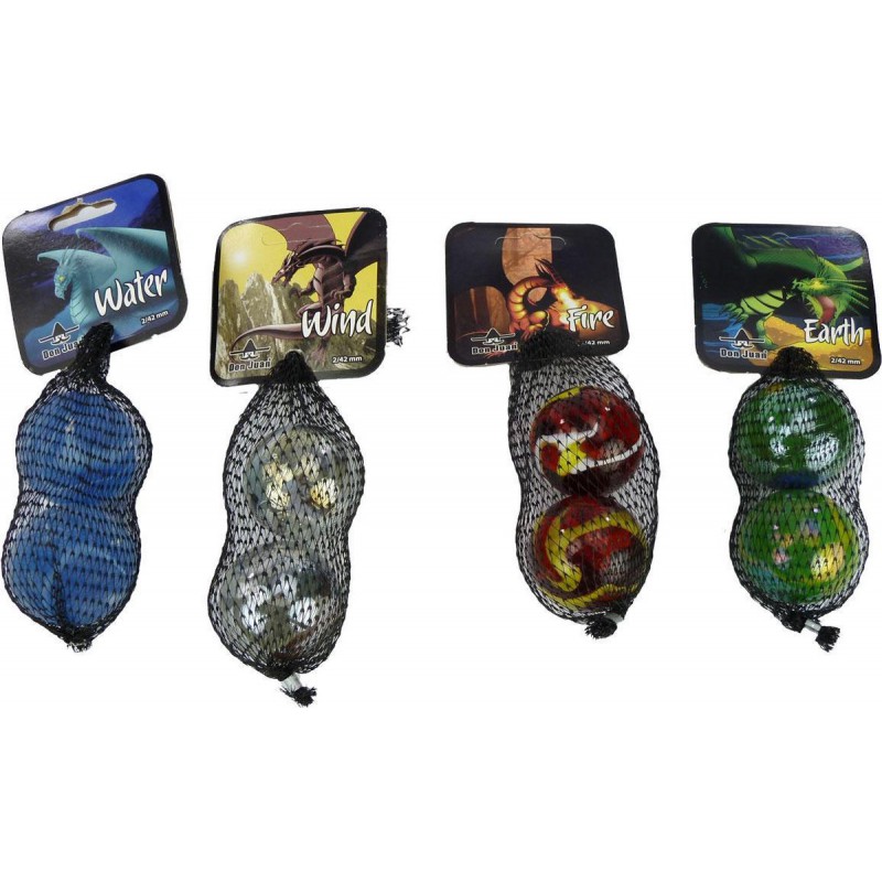 Knikkers - Mermaid-Nymph-Unicorn-Witch, Assorti