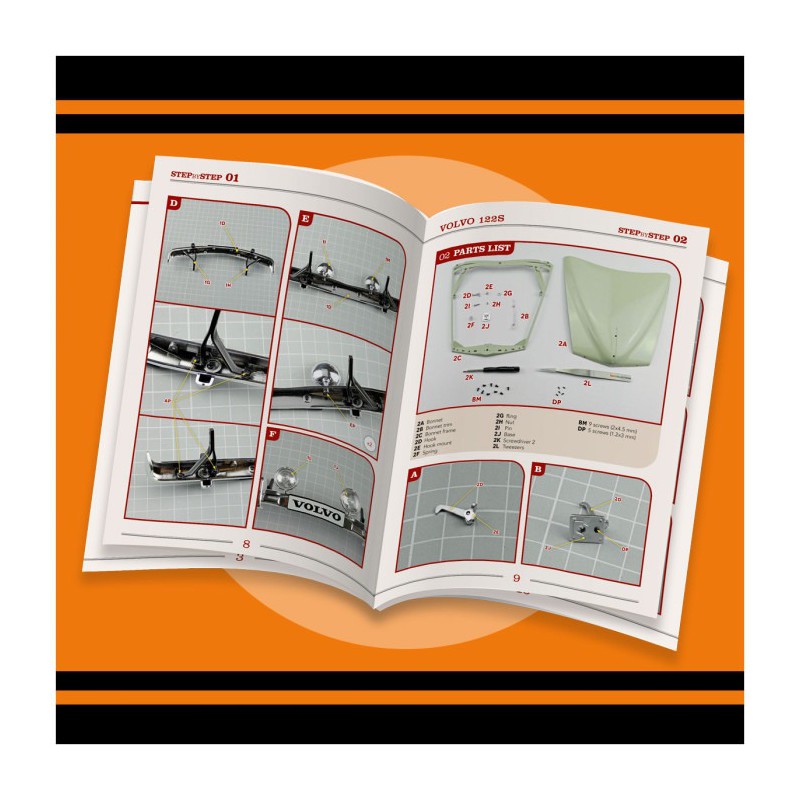 Volvo 122S 1:8 Metaal, Diamant 8, Ixo Collections