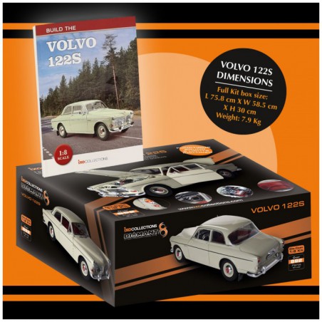 Volvo 122S 1:8 Metaal, Diamant 8, Ixo Collections