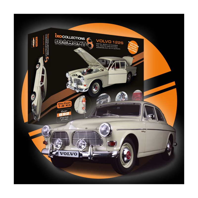 Volvo 122S 1:8 Metaal, Diamant 8, Ixo Collections