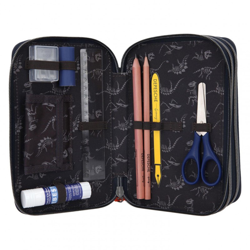 Dino World 3-vaks Etui T-Rex, Depeche