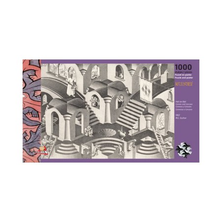 Hol en Bol - M.C. Escher 1000stukjes Puzzelman