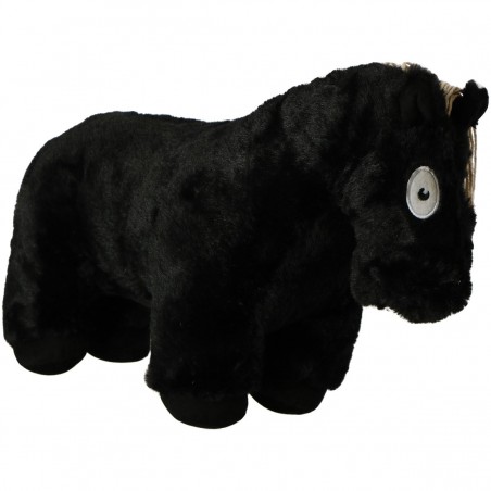 Crafty Ponies - Paarden Knuffel, Zwart