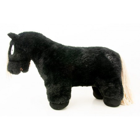 Crafty Ponies - Paarden Knuffel, Zwart