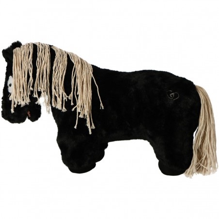 Crafty Ponies - Paarden Knuffel, Zwart