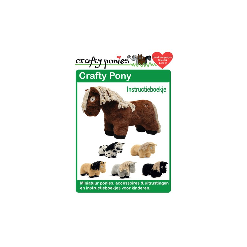 Crafty Ponies - Paarden Knuffel, Palomino