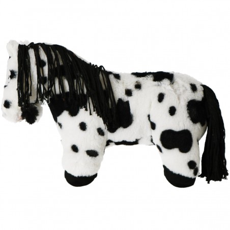 Crafty Ponies - Paarden Knuffel, Zwart Bont