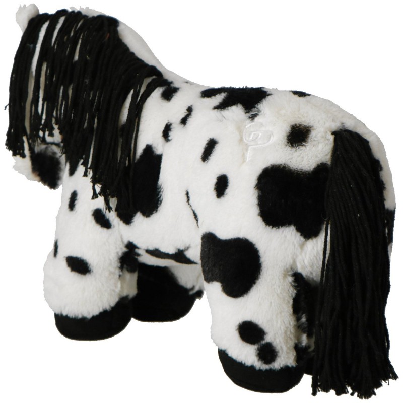 Crafty Ponies - Paarden Knuffel, Zwart Bont