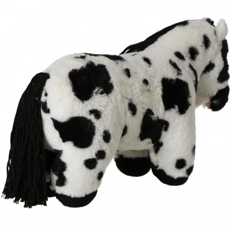Crafty Ponies - Paarden Knuffel, Zwart Bont