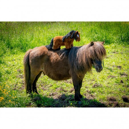Crafty Ponies - Paarden Knuffel, Bruin/Zwart