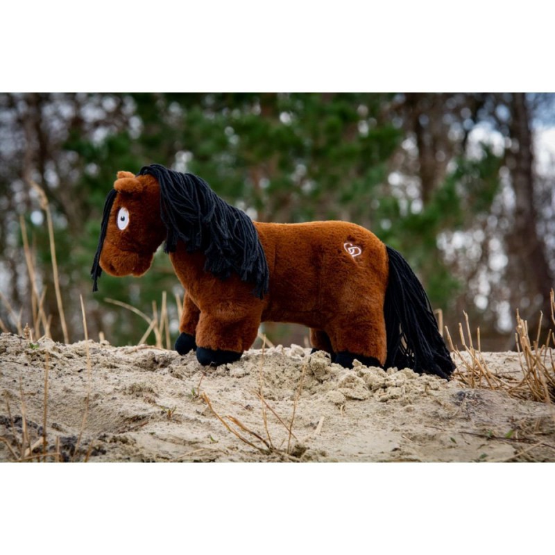 Crafty Ponies - Paarden Knuffel, Bruin/Zwart