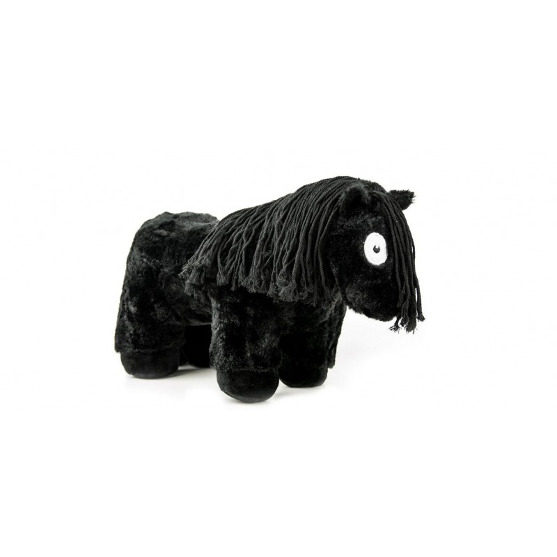 Crafty Ponies - Paarden Knuffel, Zwart/Zwart