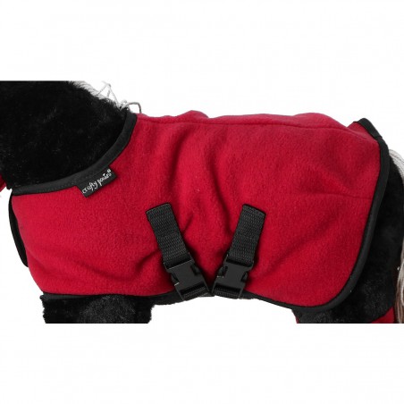 Crafty Ponies - Fleecedeken Rood Crafty Ponies - Fleecedeken Rood