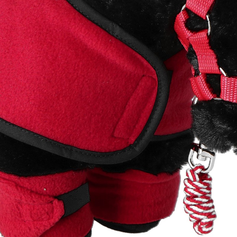 Crafty Ponies - Fleecedeken Rood