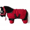 Crafty Ponies - Fleecedeken Rood Crafty Ponies - Fleecedeken Rood