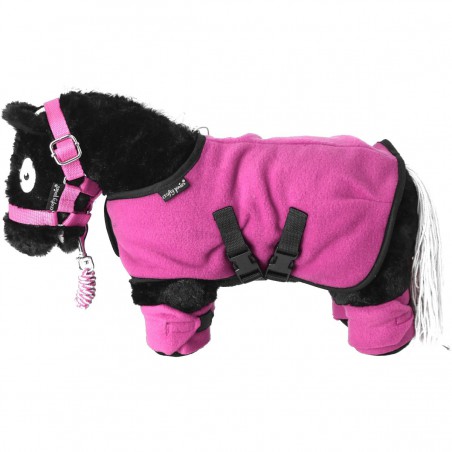 Crafty Ponies - Fleecedeken Roze