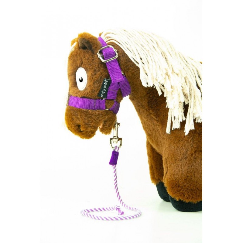 Crafty Ponies - Halstertouw paars
