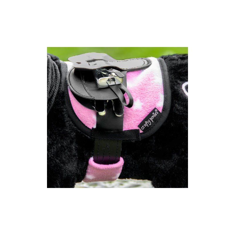 Crafty Ponies - Zadeldek en singelhoes roze ster