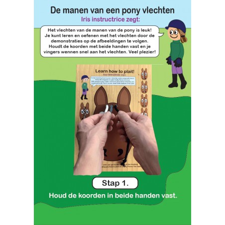 Crafty Ponies - vlechtbord manen en staart