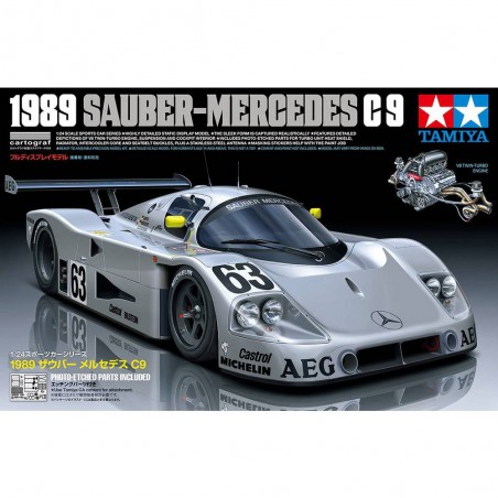 Sauber-Mercedes C9 1989 1:24, Tamiya