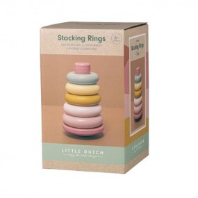 Stapelringen roze - Little Dutch