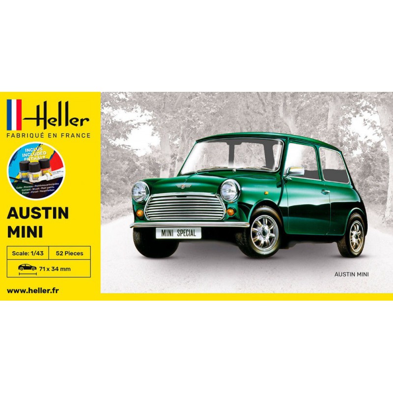 Austin Mini 1:43 Starter Kit, Heller