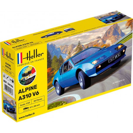 Renault Alpine A310 V6 1:43 Starter Kit, Heller