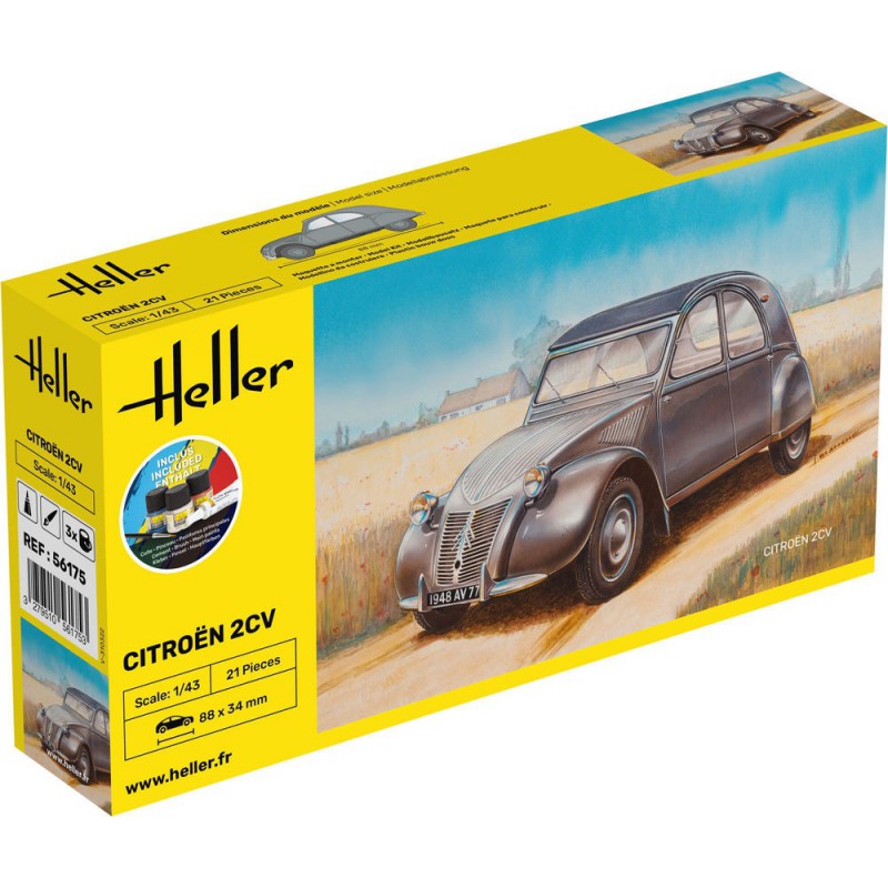 Citroën 2CV 1:43 Starter Kit, Heller