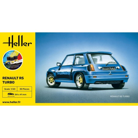 Renault R5 Turbo 1:43 Starter Kit, Heller