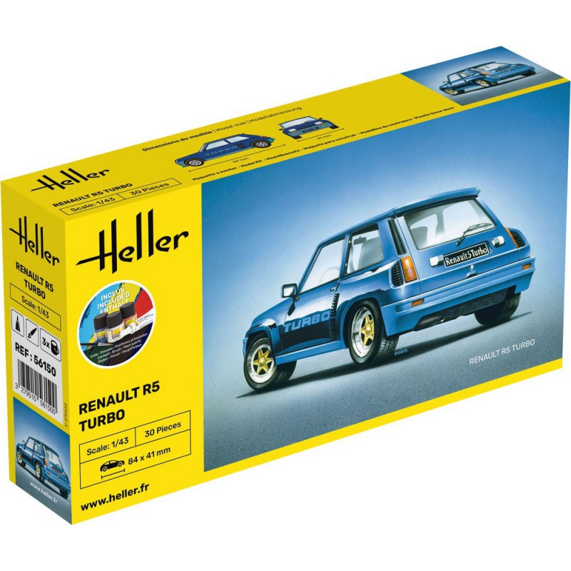 Renault R5 Turbo 1:43 Starter Kit, Heller