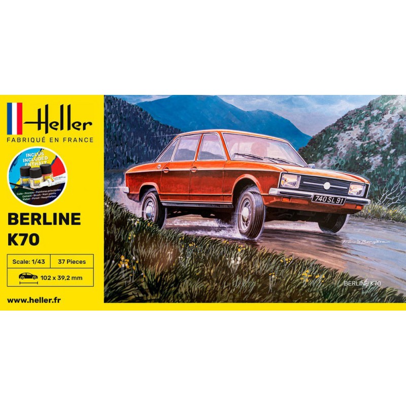 Berline K70 1:43 Starter Kit, Heller