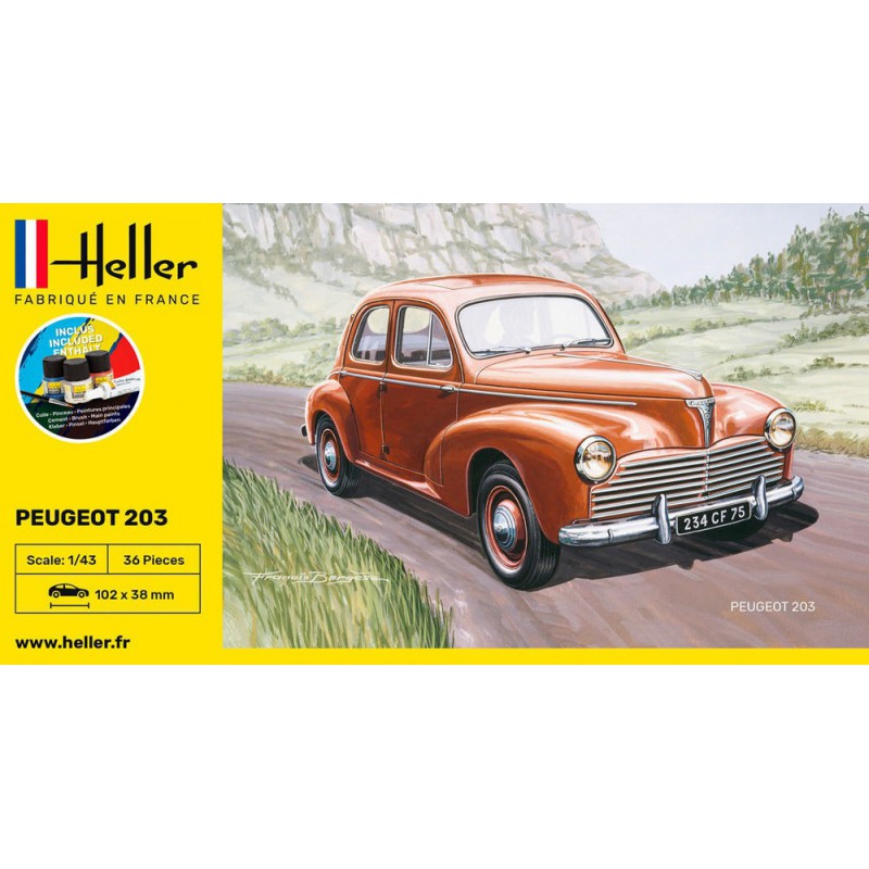 Peugeot 203 1:43, Heller
