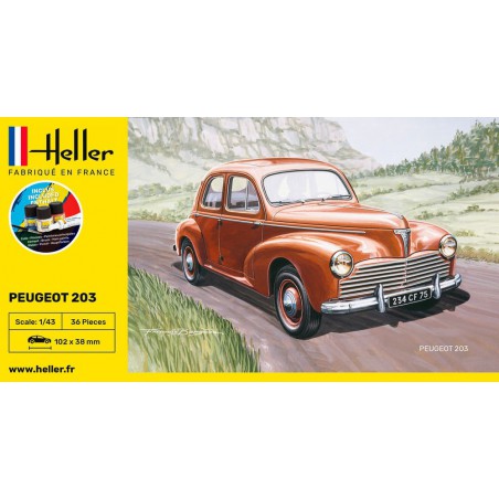 Peugeot 203 1:43, Heller