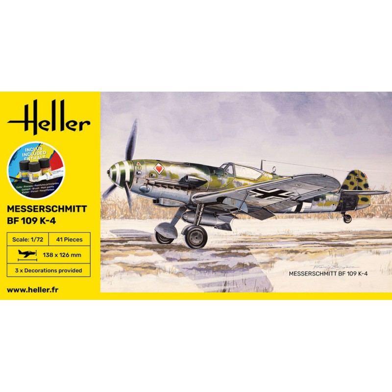 Messerschmidt BF 109 1:72 Starter Kit, Heller