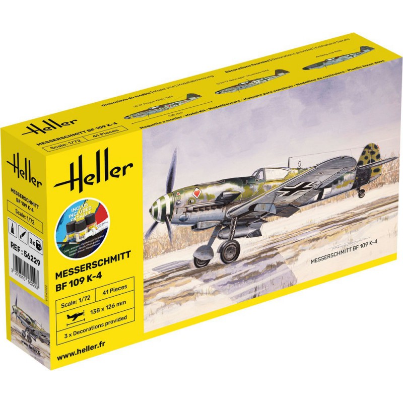 Messerschmidt BF 109 1:72 Starter Kit, Heller