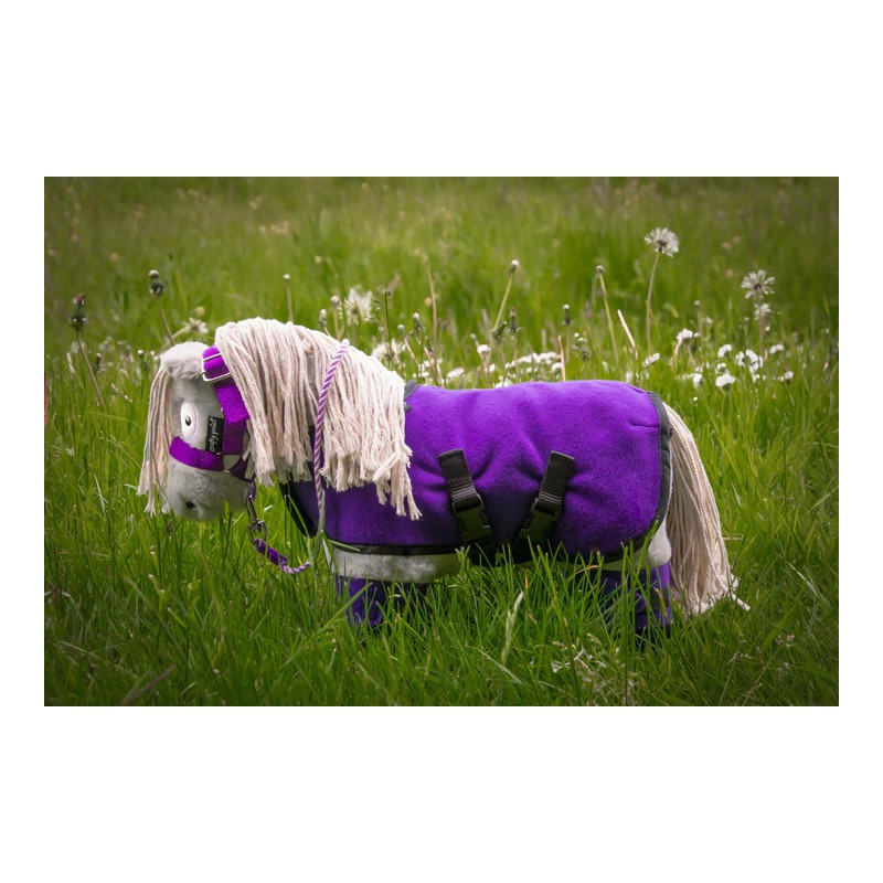 Crafty Ponies -  Fleecedeken set Paars