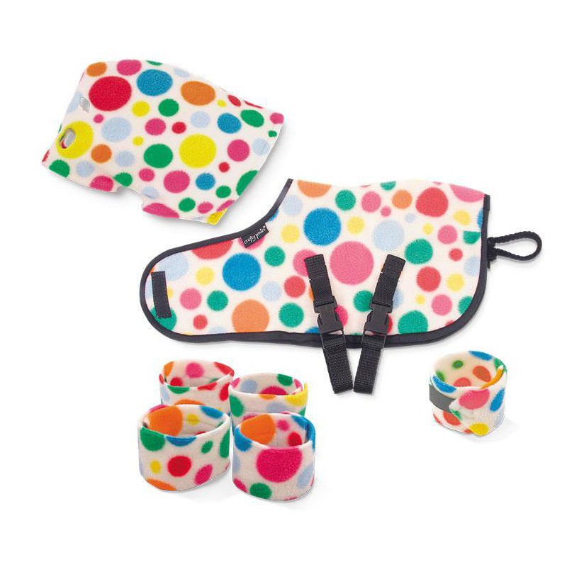 Crafty Ponies - Knuffeldeken Set Stip