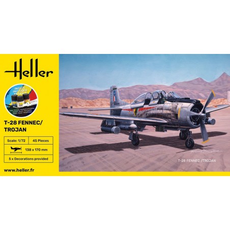 T-28 Fennec/Trojan 1:72 Starter Kit, Heller
