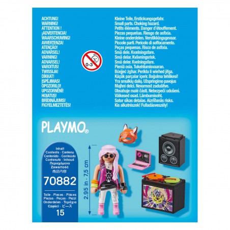 Playmobil SpecialPlus 70882 DJ met draaitafel