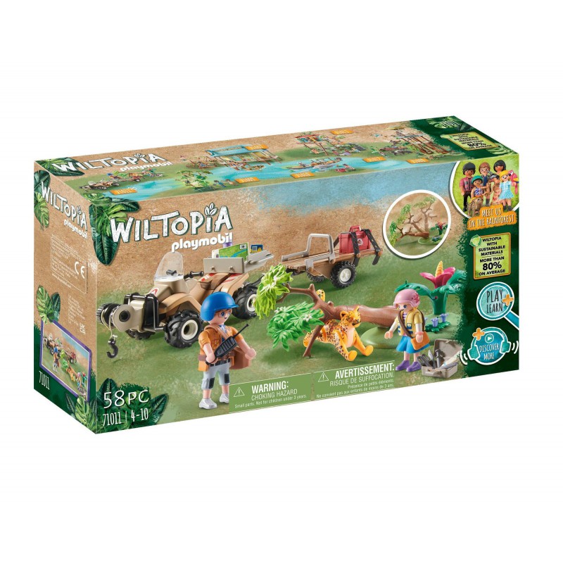 Playmobil - Wiltopia, Dierenreddingquad