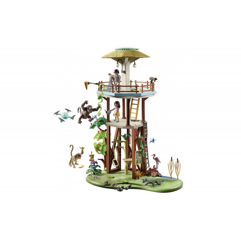 Playmobil - Wiltopia, Onderzoeksstation met kompas