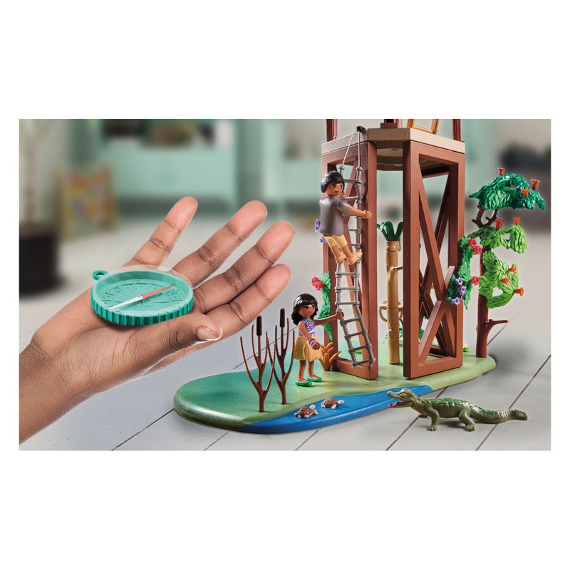 Playmobil - Wiltopia, Onderzoeksstation met kompas