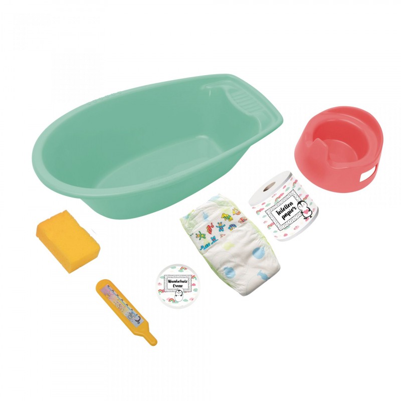Heless - Poppenbad met accesoires