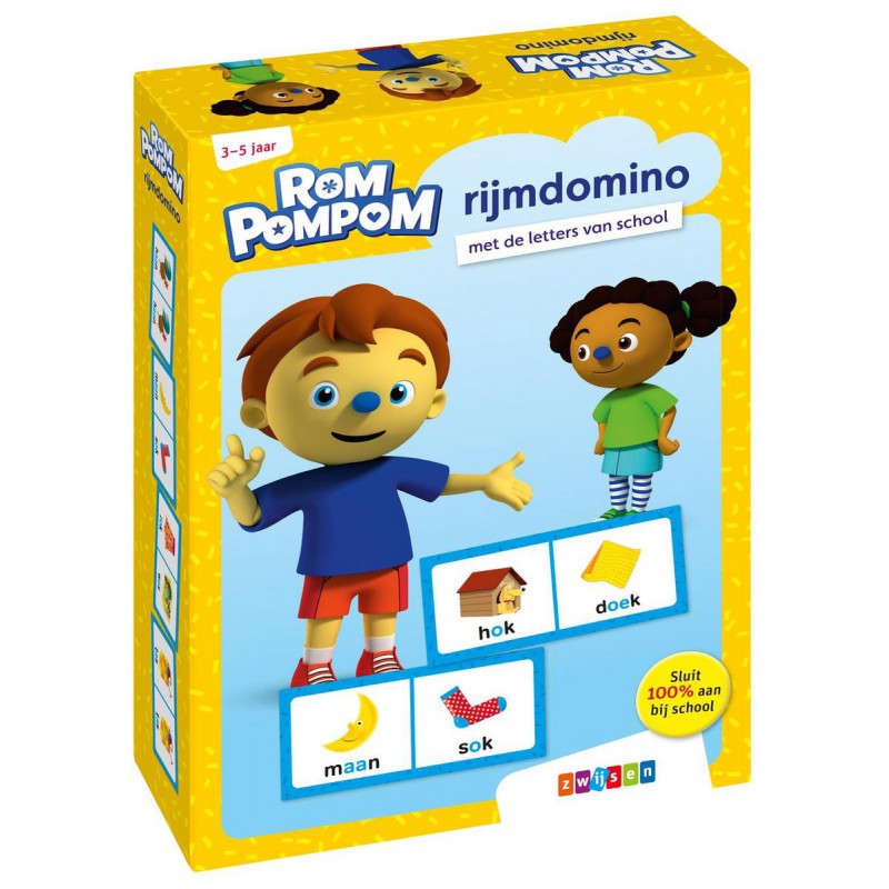 Rompompom Rijmdomino