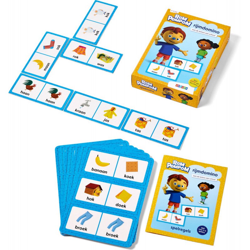 Rompompom Rijmdomino