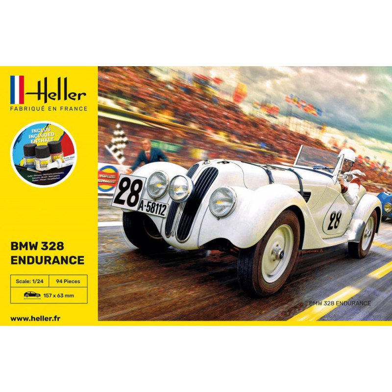 BMW 328 Endurance 1:24 Starter Kit, Heller